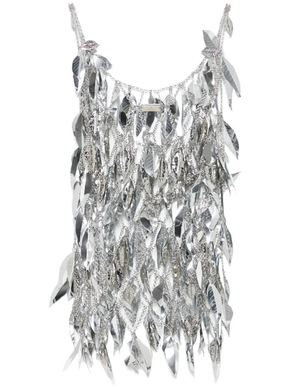 Chainmail Scoop-Neck Top