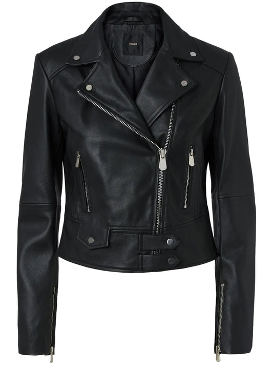Cropped Biker Jacket