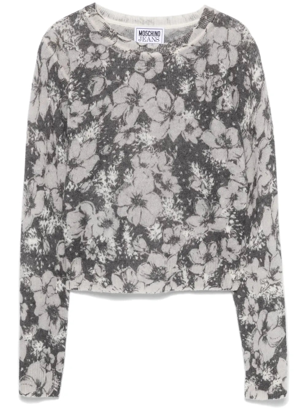 Floral-Jacquard Sweater