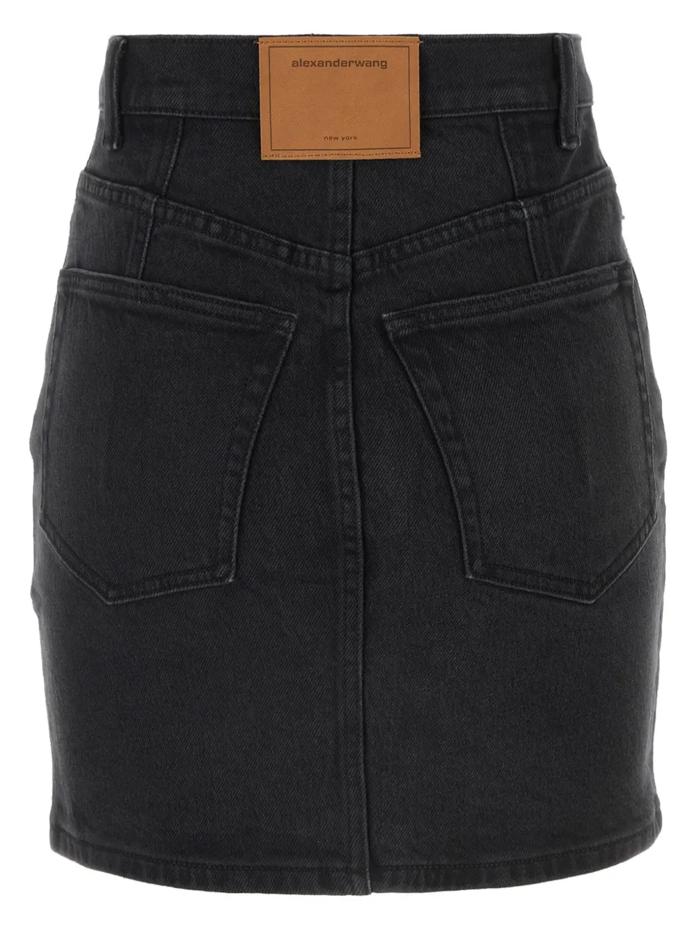 High-Waisted Denim Skirt