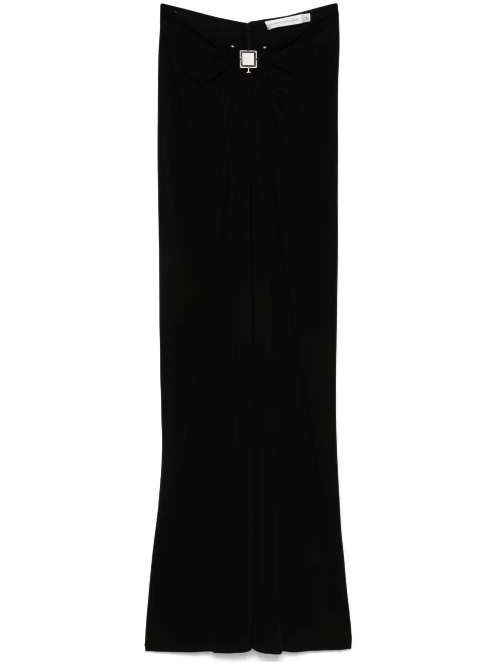 Quartz-Detailed Maxi Skirt