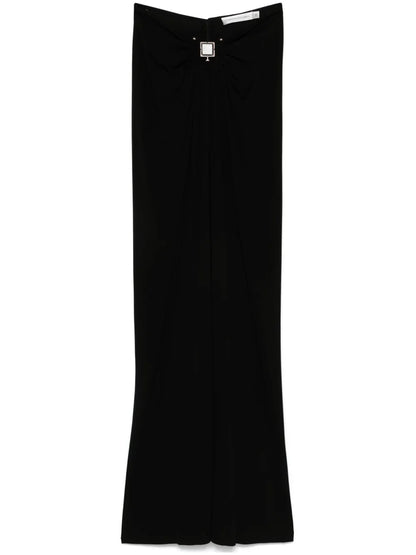 Quartz-Detailed Maxi Skirt