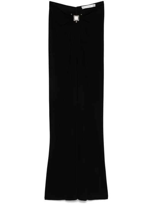 Quartz-Detailed Maxi Skirt
