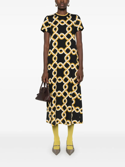 Sporty Swing Midi Dress
