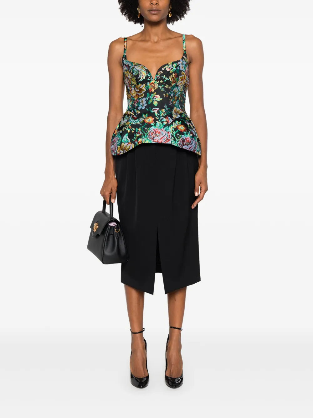 Pleated Midi Skirt