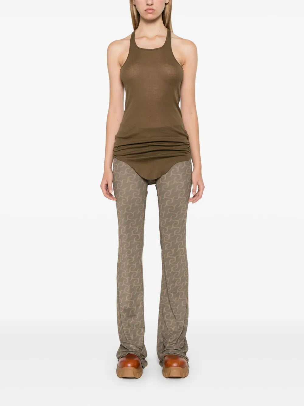 Fine-Ribbed Tank Top