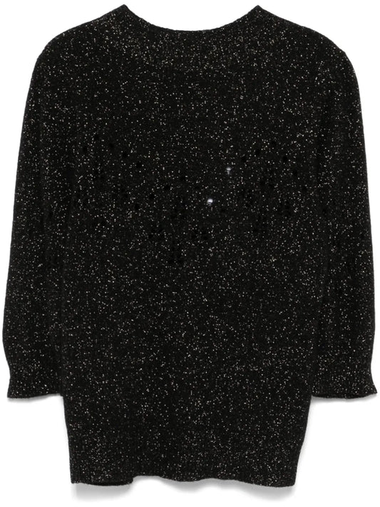 Lurex Knitted T-Shirt