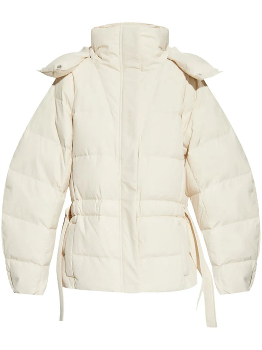 Embossed Logo Puffer Jacket