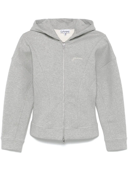 Embroidered-Logo Jacket