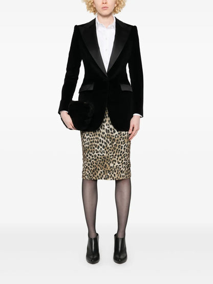 Turlington Velvet Blazer