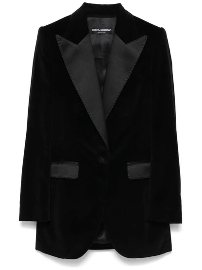 Turlington Velvet Blazer