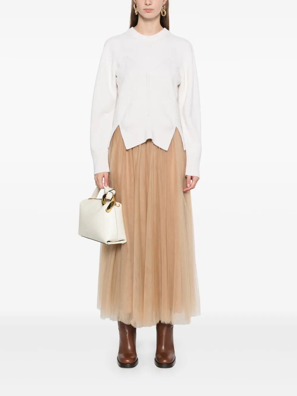 Tulle Midi Skirt