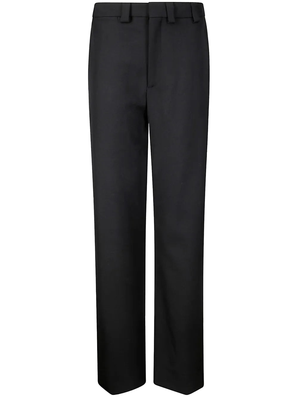 Gabardine Straight-Leg Trousers