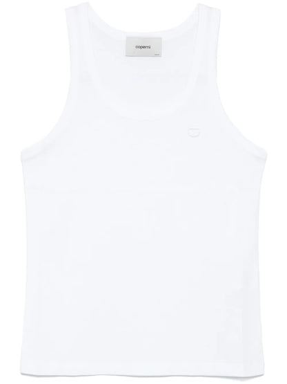 Embroidered-Logo Lightweight-Jersey Top