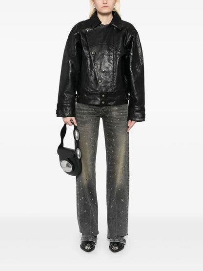 Asymmerical Stud Jacket