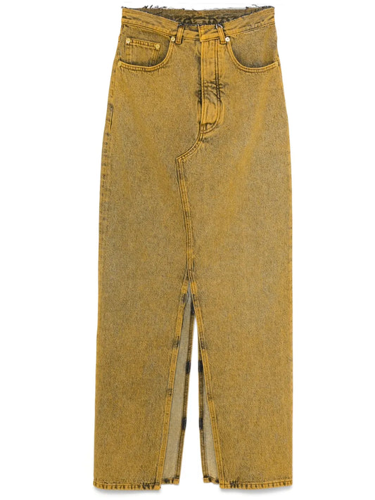 Denim Maxi Skirt