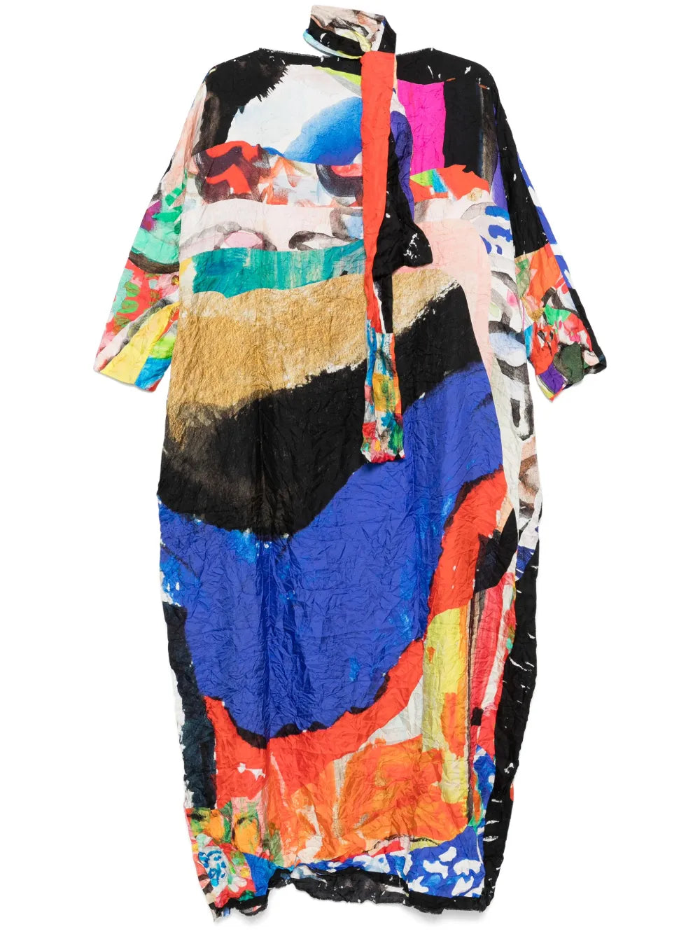 Abstract-Pattern Dress