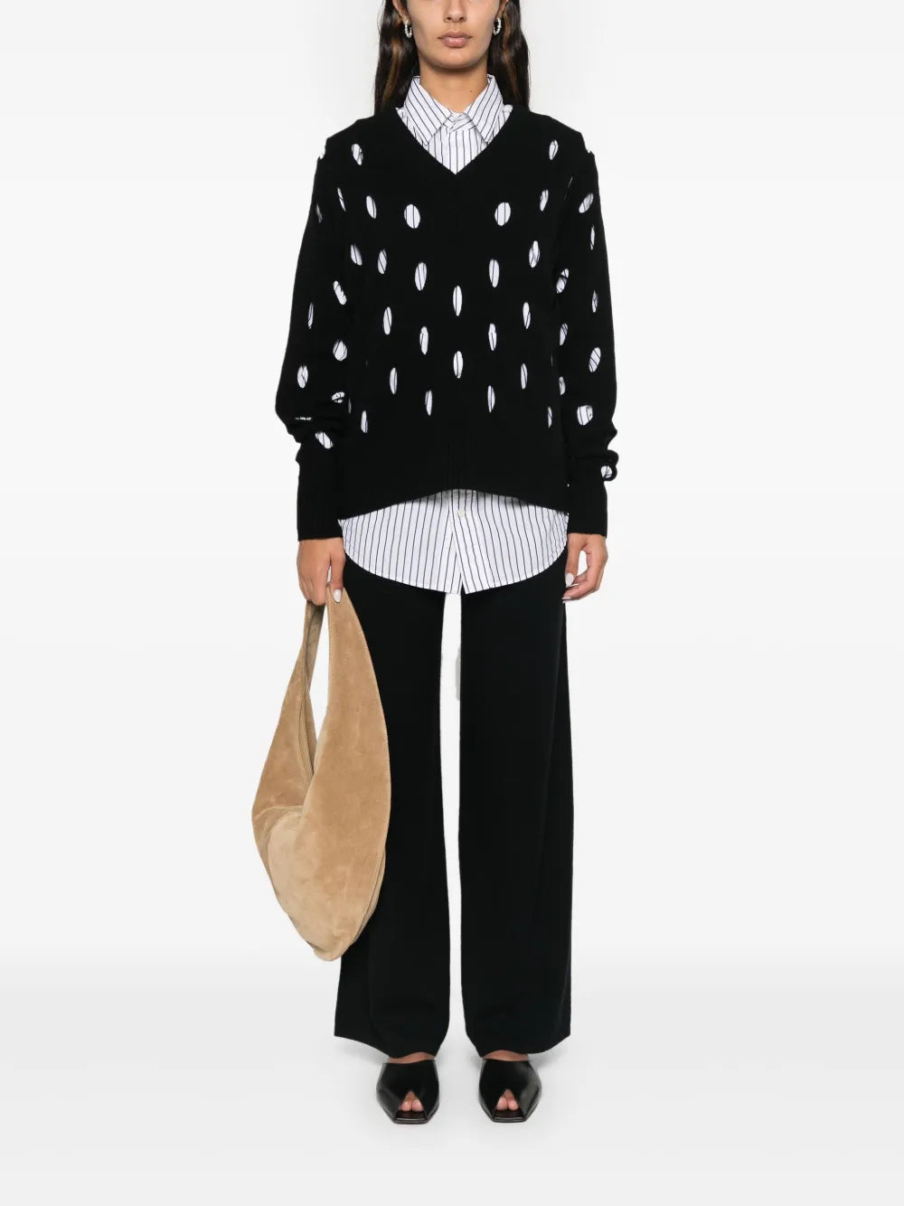 Cut-Out Detailing Sweater