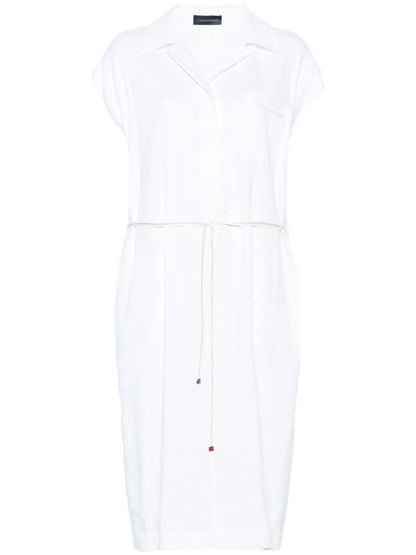 Twill Midi Dress
