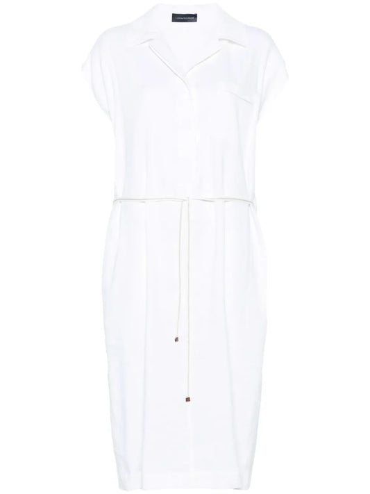 Twill Midi Dress