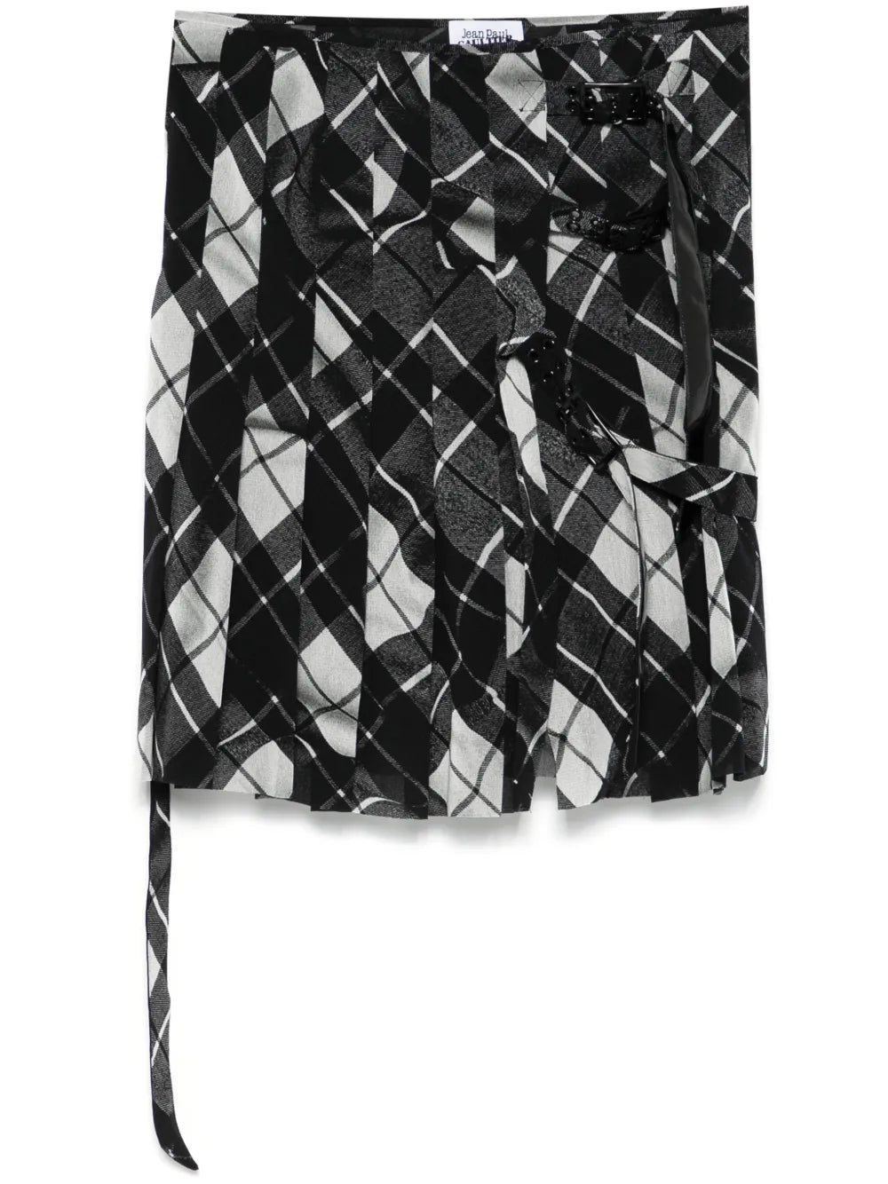 Plaid-Check Mini Skirt
