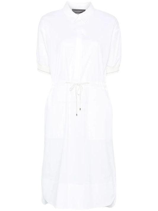 Pinstripe Shirt Dress