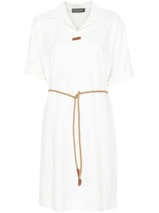 Belted Polo Dress