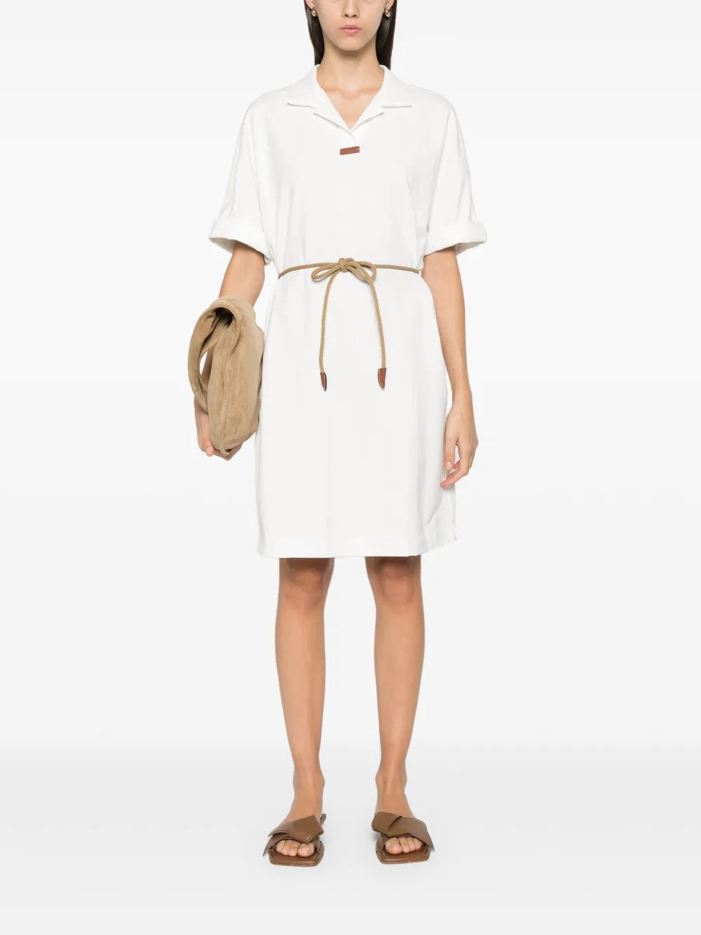 Belted Polo Dress