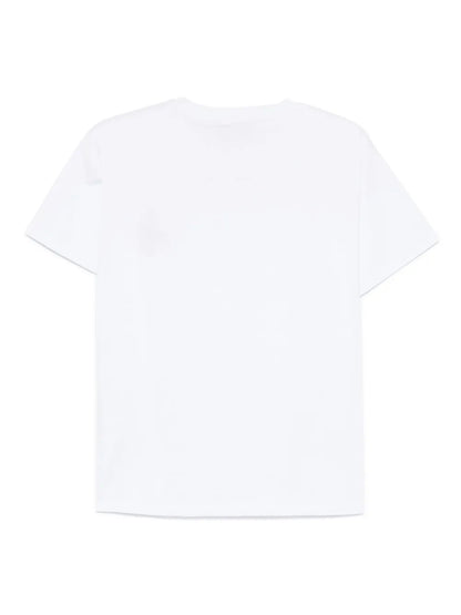 Slogan-Embroidered T-Shirt
