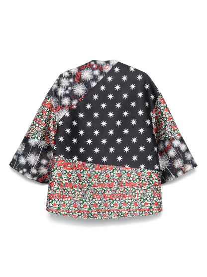 Mix-Print Jacket