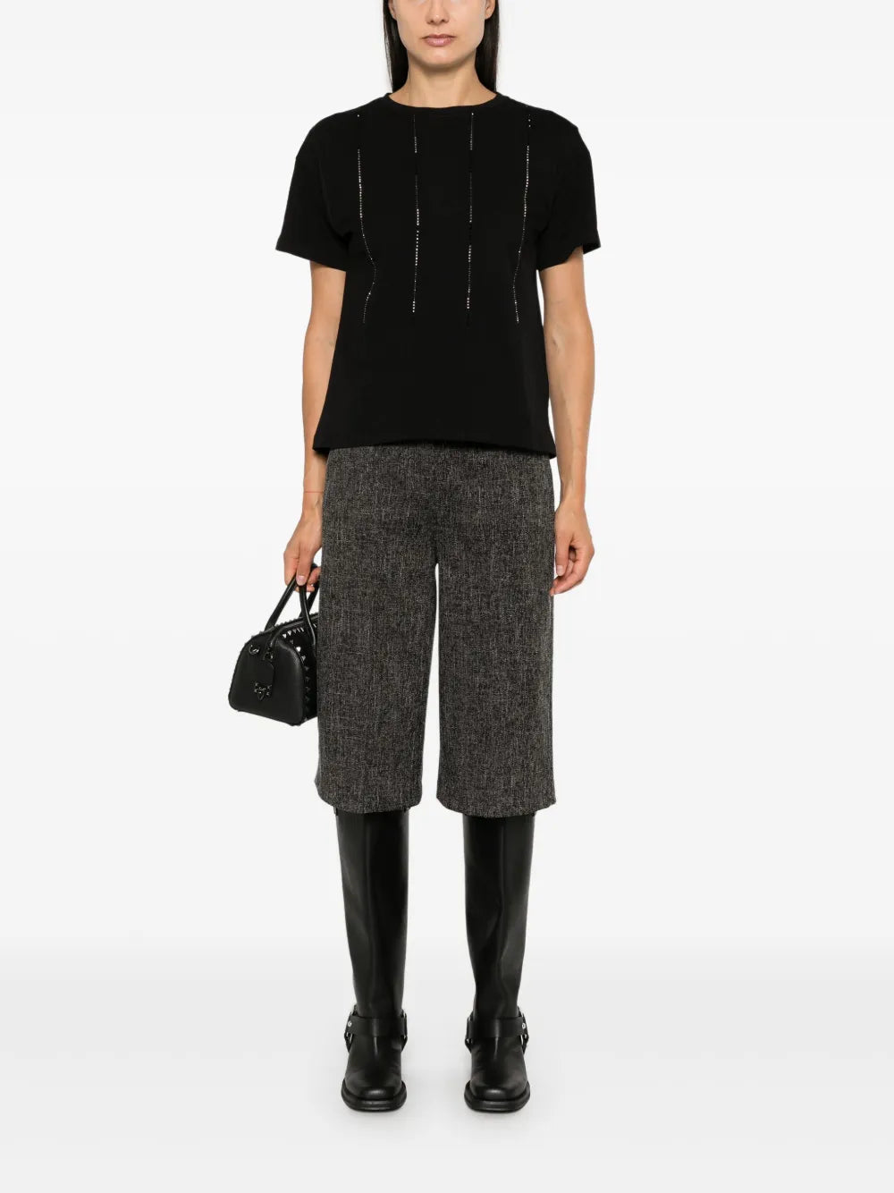Crystal-Embellished T-Shirt