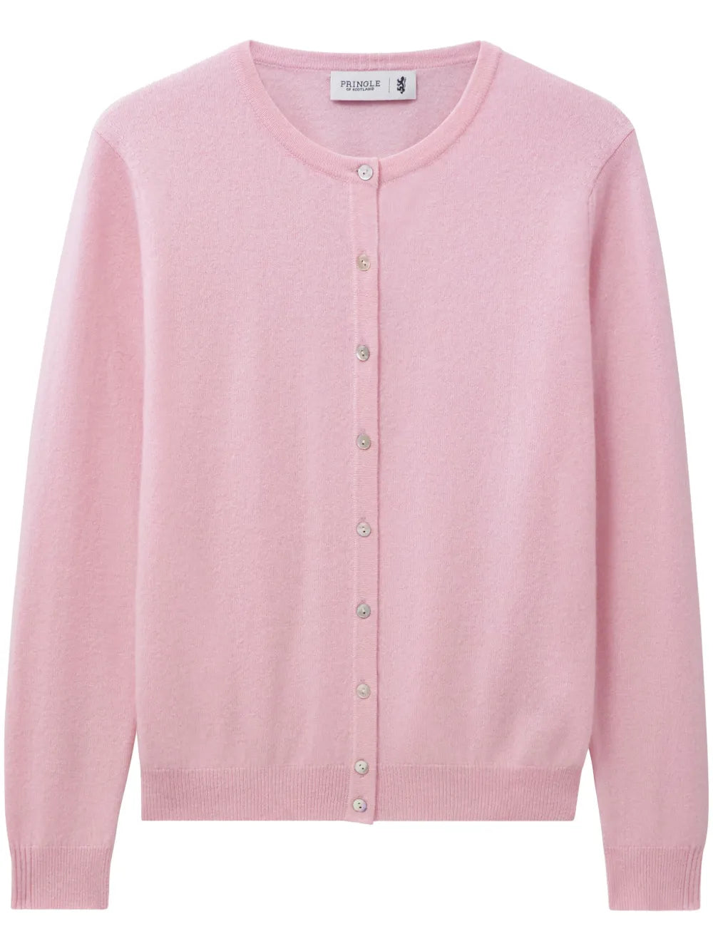 Round-Neck Cashmere Cardigan