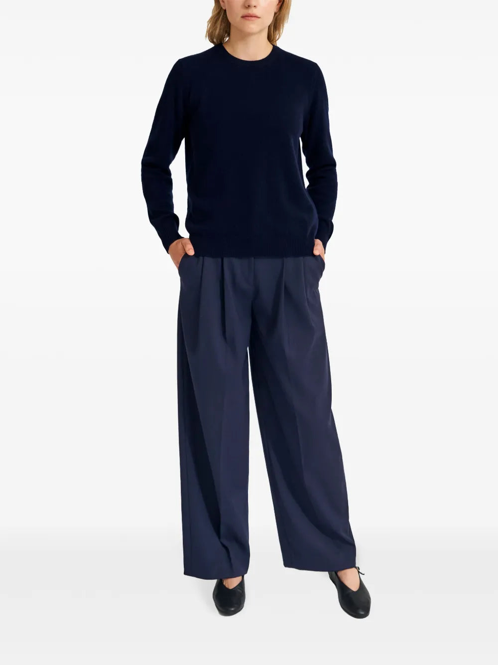 Round-Neck Cashmere Sweater