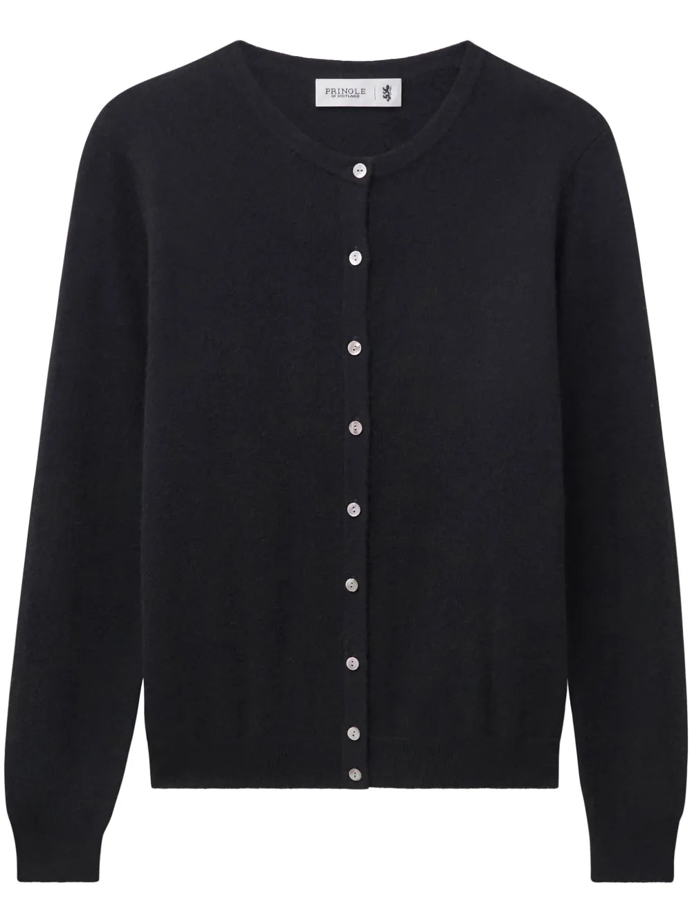 Round-Neck Cashmere Cardigan