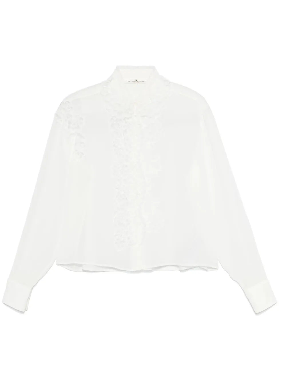 Lace-Panel Shirt