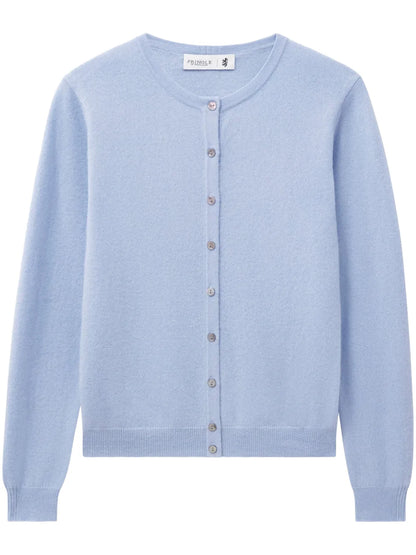 Round-Neck Cashmere Cardigan