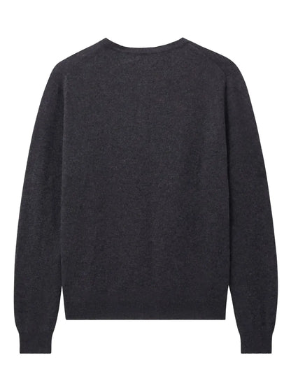 Crew-Neck Cashmere Cardigan