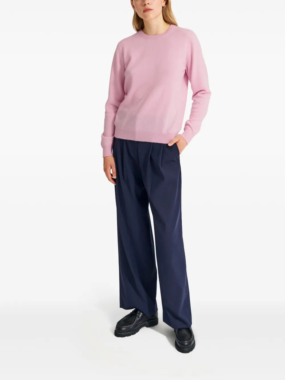 Crew-Neck Cashmere Sweater