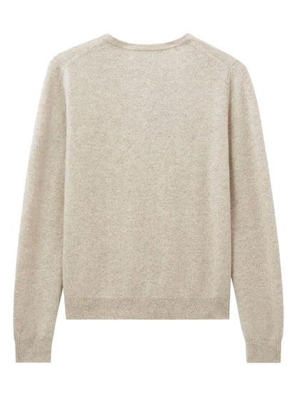 Round-Neck Cashmere Cardigan