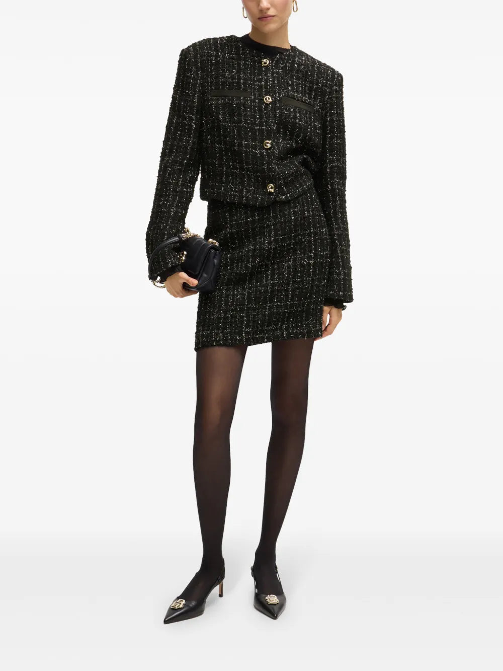 Tweed Mini Skirt