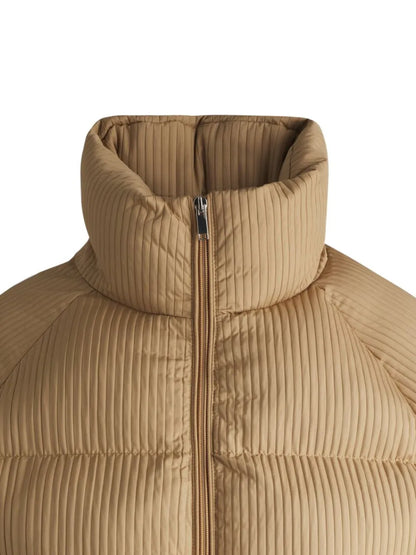 Ribbed Puffer Jacket