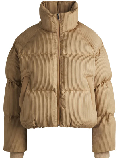Ribbed Puffer Jacket