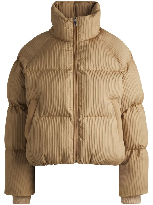 Ribbed Puffer Jacket