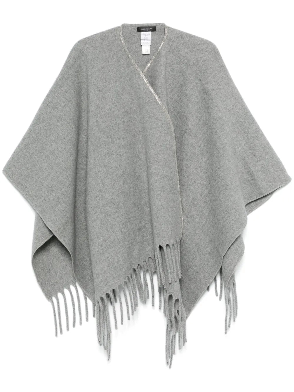 Rhinestone-Embellished Cape
