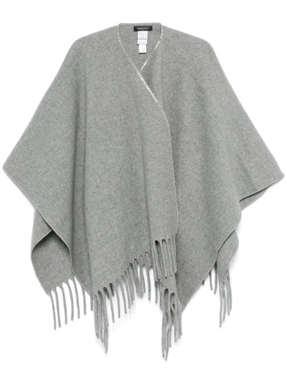 Rhinestone-Embellished Cape