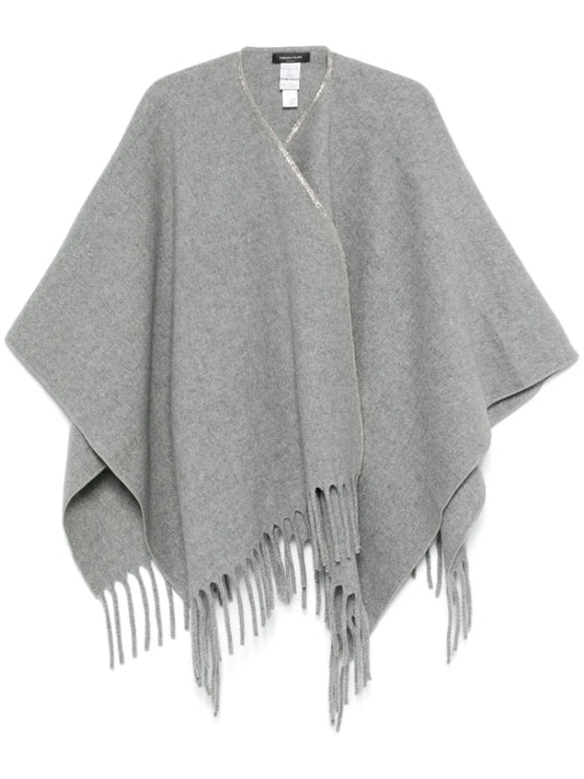 Rhinestone-Embellished Cape