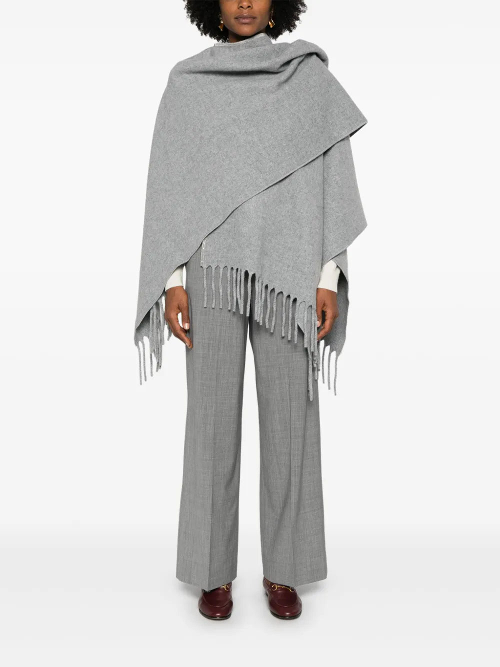 Rhinestone-Embellished Cape