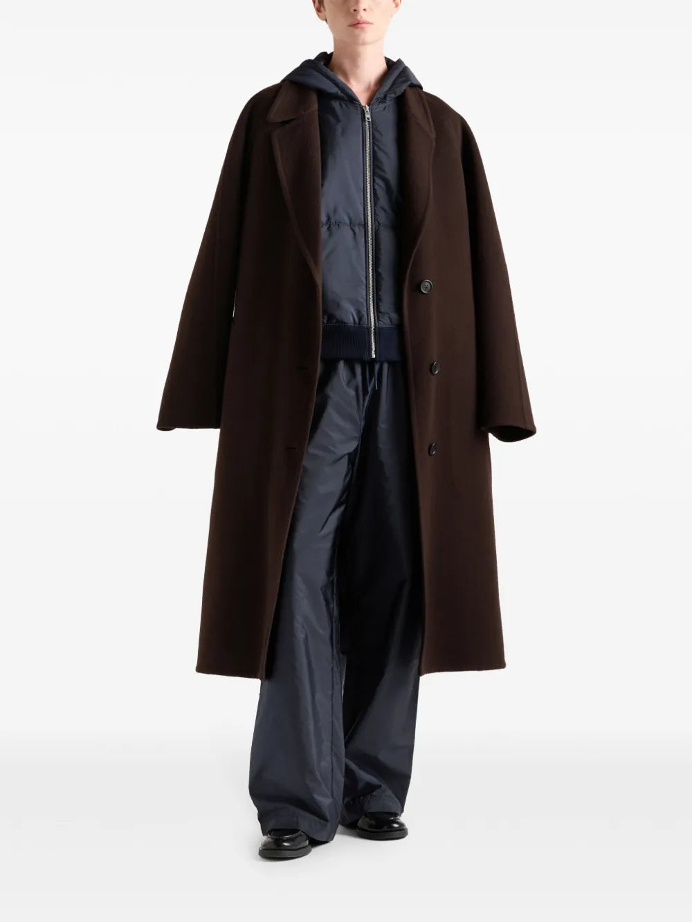 Lightweight Hooded Re-Nylon Blouson Jacket