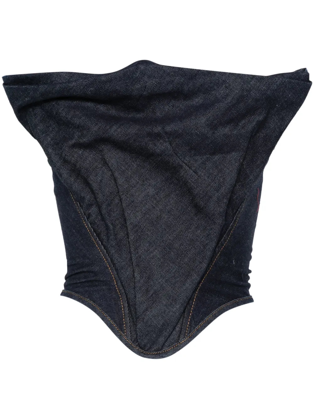 Draped Strapless Corset Top