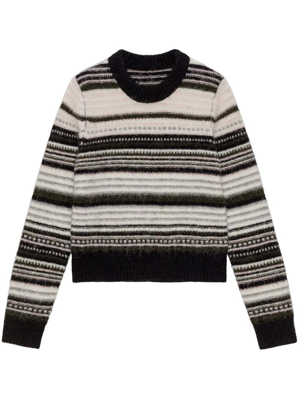Patterned Intarsia-Knit Jumper